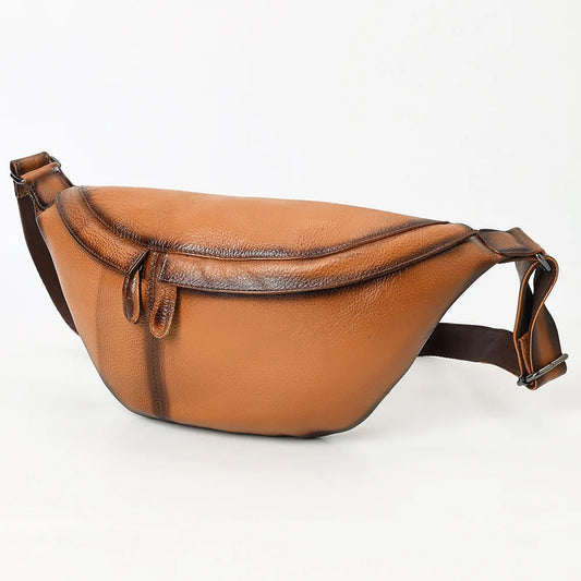 Fanny Pack genuine leather western bag