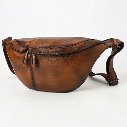 Fanny Pack genuine leather western bag