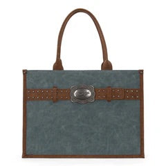 Wrangler buckle concealed carry large tote jean